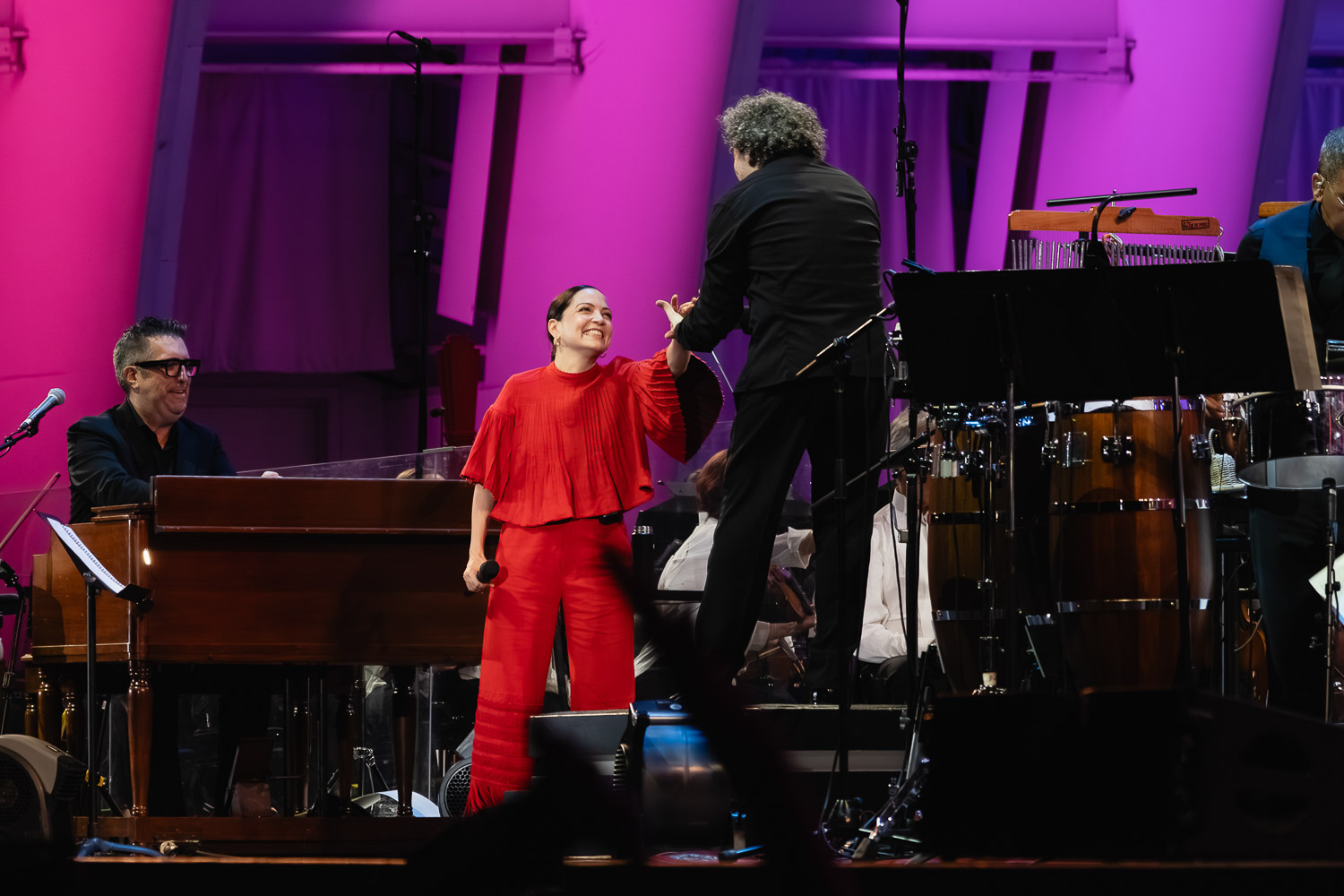 Natalia Lafourcade at the Hollywood Bowl 9/7/24. (Photo by Farah Sosa/Los Angeles Philharmonic). Used with permission.