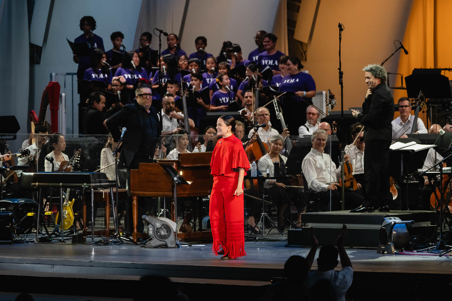 Natalia Lafourcade at the Hollywood Bowl 9/7/24. (Photo by Farah Sosa/Los Angeles Philharmonic). Used with permission.