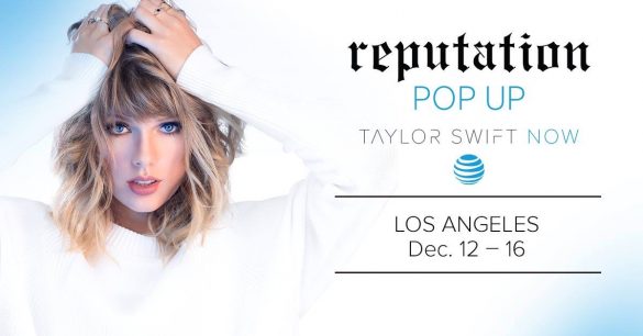 "reputation" Pop-Up by Taylor Swift NOW @ Third Street Promenade 12/15/17. Photo courtesy of AT&T and Taylor Swift Now. Used with permission.