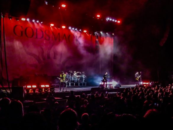 Godsmack @ Toyota Arena 10/13/19. Photo by Michael Bunuan. (@Michael_Bunuan_Photogrpahy) for www.BlurredCulture.com.